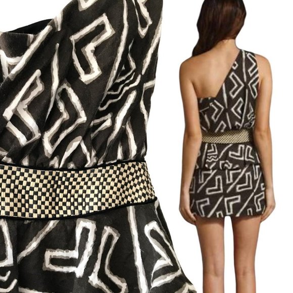SASS & BIDE Arrow Print Dress size 6 - Picture 3 of 4
